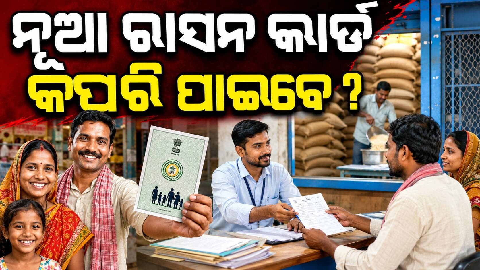 ପୁରୁଣା ରାସନ କାର୍ଡରୁ ନାମ କାଟି କିପରି କରିବେ ନୂଆ କାର୍ଡ ? ଜାଣନ୍ତୁ ଆବେଦନ ପ୍ରକ୍ରିୟା