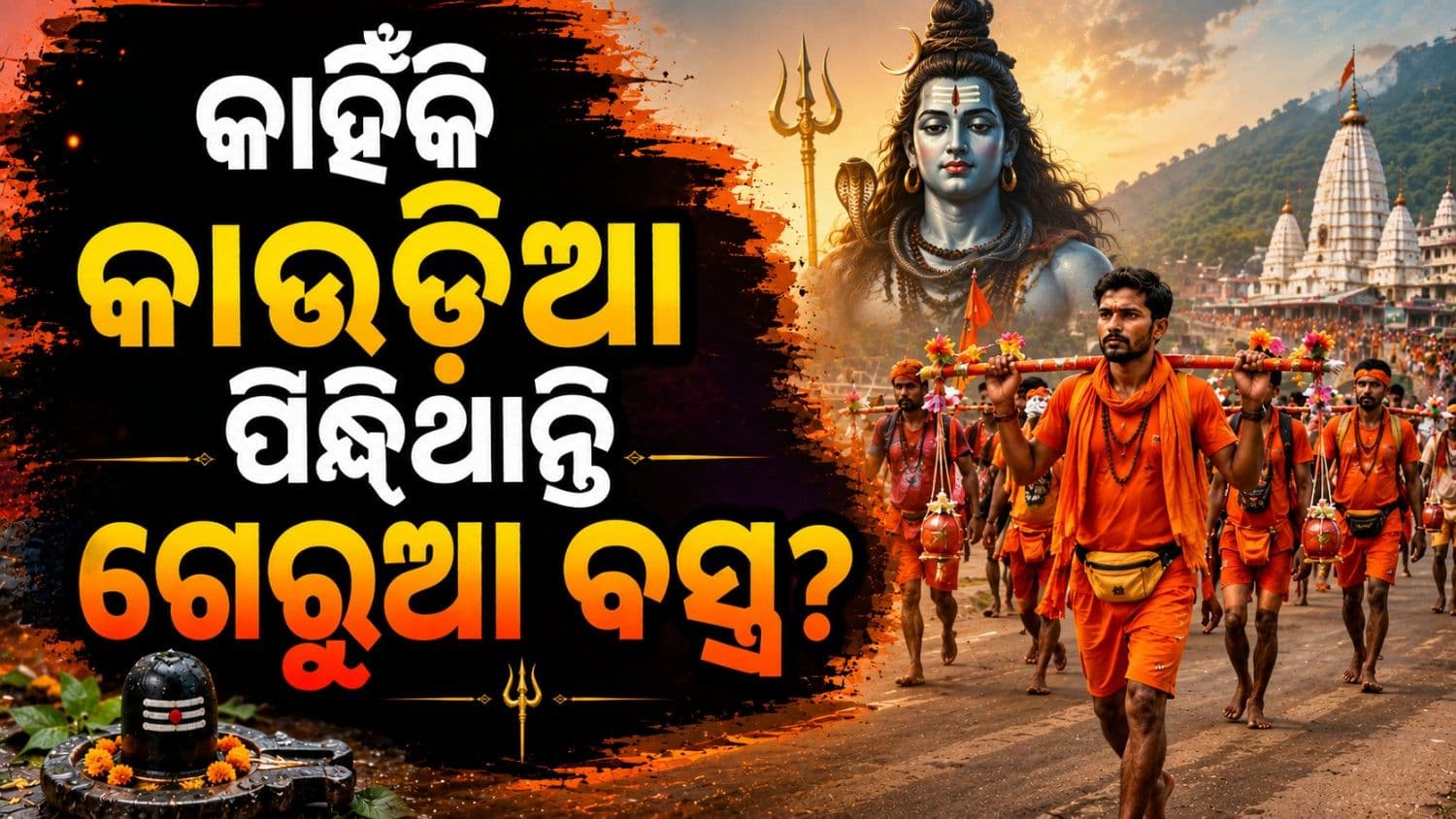 କାହିଁକି ଗୈରିକ ବସ୍ତ୍ର ଧାରଣ କରିଥାନ୍ତି କାଉଡ଼ିଆ? ସନାତନ ପରମ୍ପରାରେ କ'ଣ ରହିଛି ଏହାର ଧାର୍ମିକ ଏବଂ ଆଧ୍ୟାତ୍ମିକ ମହତ୍ତ୍ୱ
