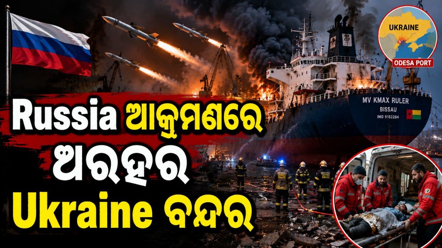 ଋଷିଆ ମିସାଇଲ୍ ଆକ୍ରମଣର ୟୁକ୍ରେନରେ ୪ ଭାରତୀୟ ମୃତ; ଜାହାଜ ବନ୍ଦର ଛାଡ଼ିବା ବେଳେ ଘଟିଲା ଅଘଟଣ