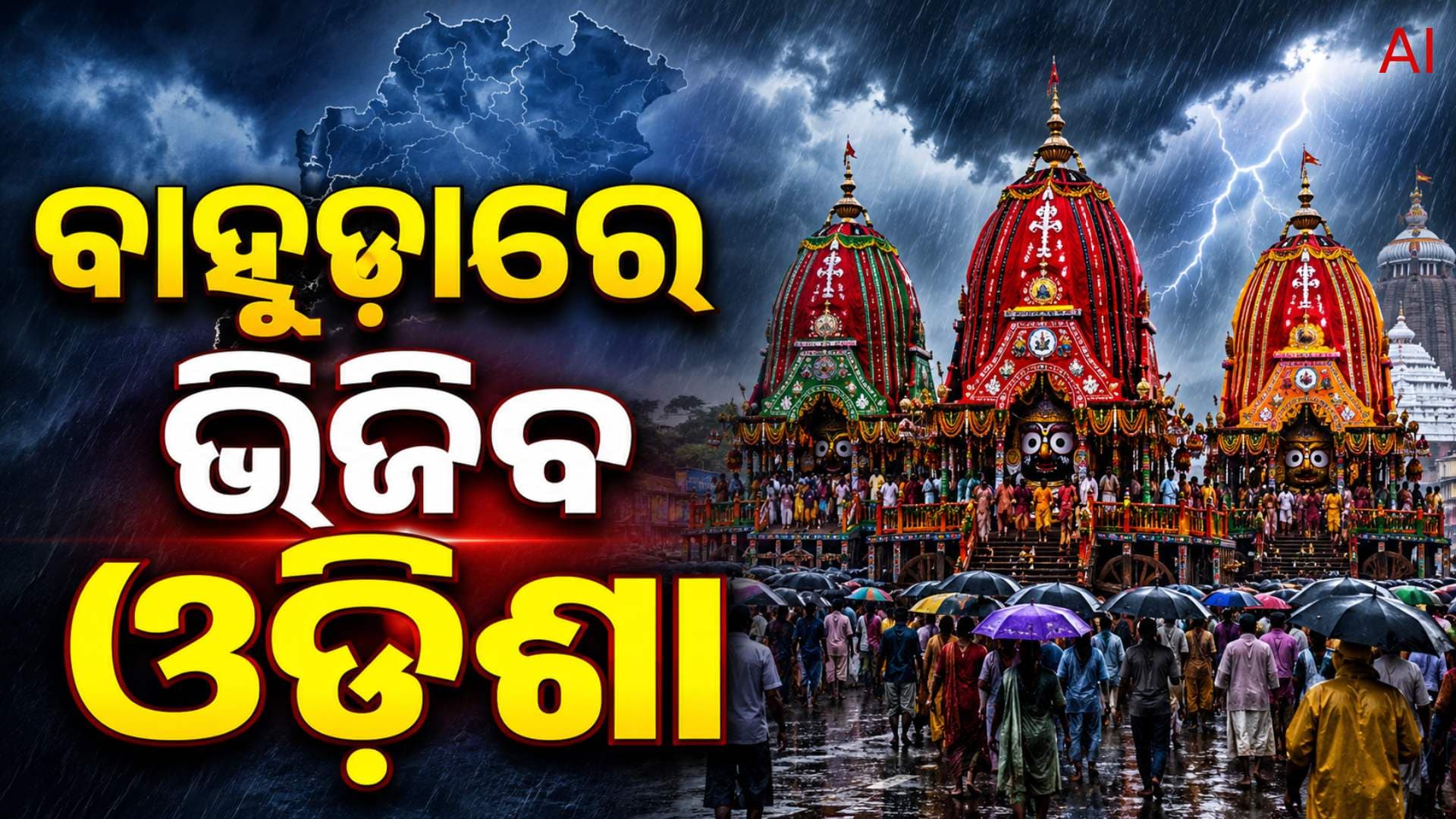 ୨୪ ଯାଏଁ ଭିଜିବ ଓଡ଼ିଶା, ୨୨ରେ ଘୂର୍ଣ୍ଣିବଳୟ ଓ ୨୪ରେ ଲଘୁଚାପ ସୃଷ୍ଟି ସମ୍ଭାବନା