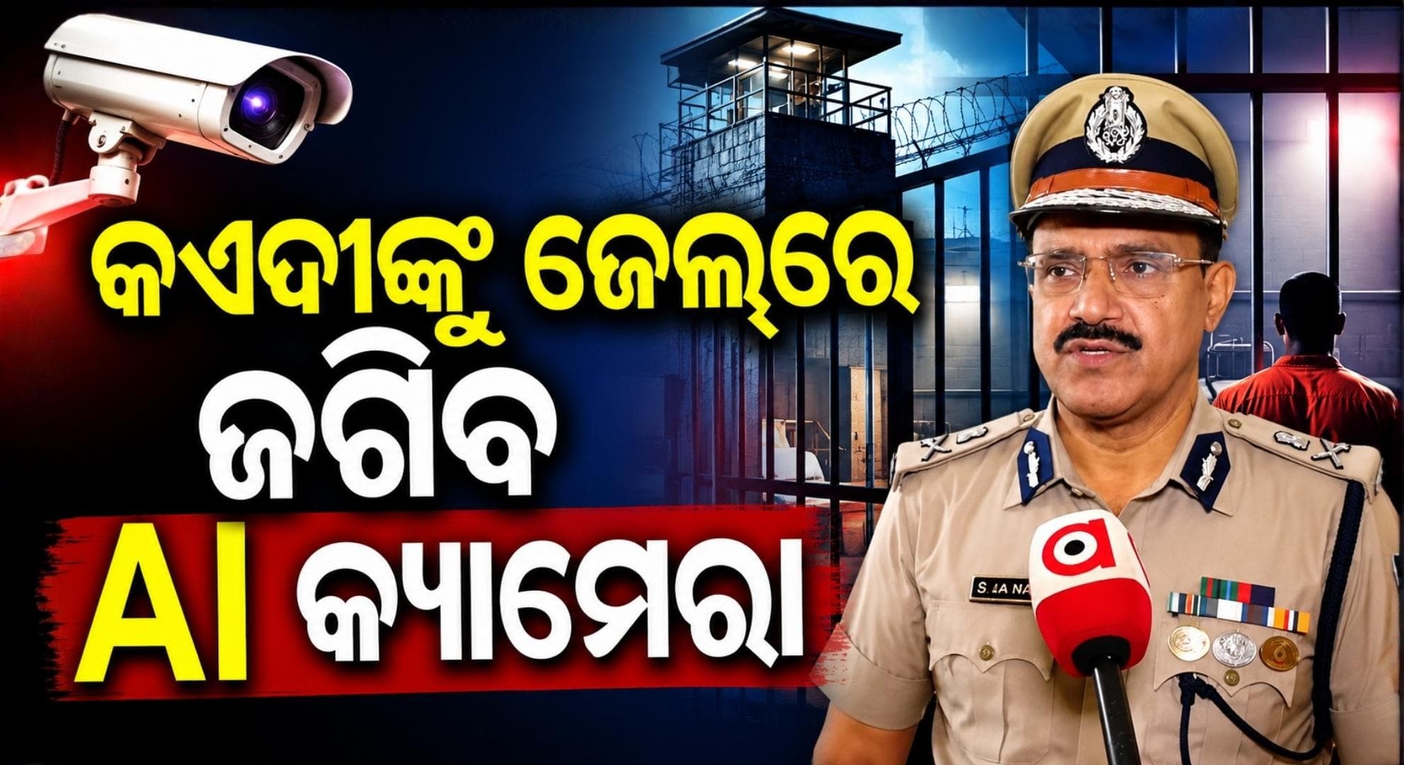 ସବୁ ଜେଲ୍ରେ ଲାଗିବ AI କ୍ୟାମେରା; ଆଉ ଖସି ପାରିବେନି କଏଦୀ