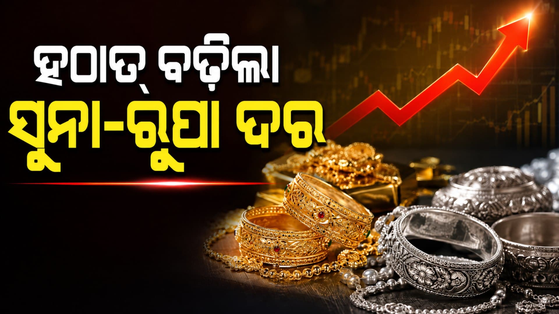 ସେୟାର ମାର୍କେଟ ଖସିଲା...ସୁନା-ରୁପା ବଢ଼ିଲା, ମାତ୍ର ୩ ଦିନରେ ୧୦ ହଜାର ବଢ଼ିଲା ଦାମ୍