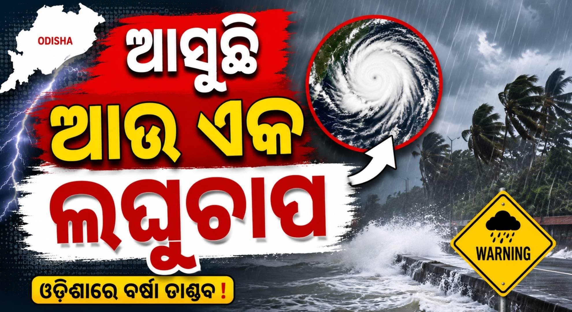 ମୌସୁମୀ ଟ୍ରଫ୍ ସକ୍ରିୟ; ଆଜି ୪ ଜିଲ୍ଲାରେ ଅତି ପ୍ରବଳ ବର୍ଷିବ