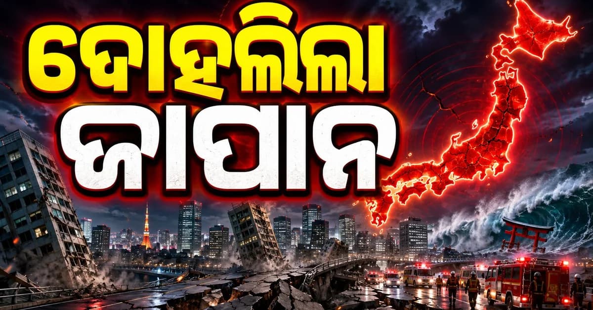 ୭.୧ ତୀବ୍ରତାର ଭୂମିକମ୍ପରେ ଦୋହଲିଲା ଜାପାନ, ସୁନାମି ଚେତାବନୀ