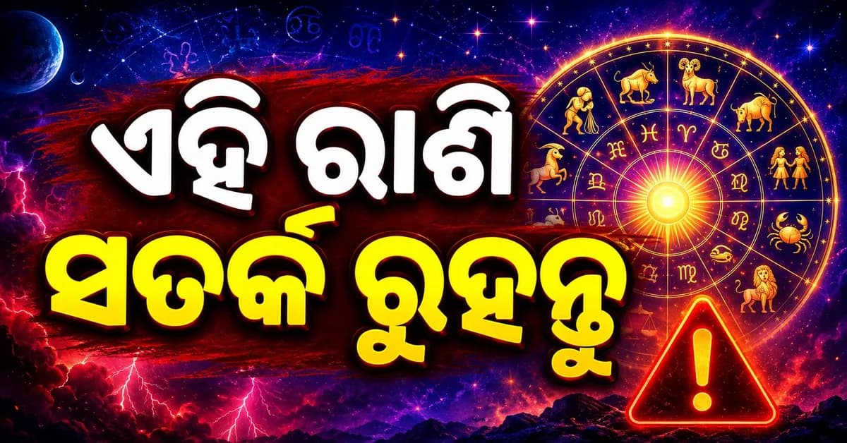 ଆଜିର ରାଶିଫଳ: ଏହି ୪ ରାଶିଙ୍କର ବ୍ୟବସାୟରେ ବଢ଼ିବ ଆୟ...