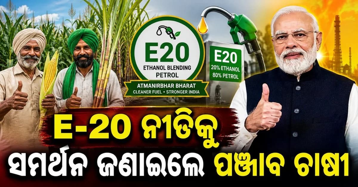 E-20 ନୀତି ସମର୍ଥନରେ ଆସିଲେ ପଞ୍ଜାବ ଚାଷୀ; କହିଦେଲେ ମନର କଥା