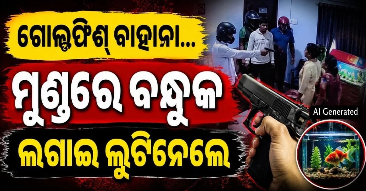 ମାଛ ନେବା ବାହାନାରେ ଘରେ ପଶିଲେ, ଲକ୍ଷାଧିକ ଟଙ୍କା ସହ ସହ ନେଇଗଲେ ସୁନା ଗହଣା