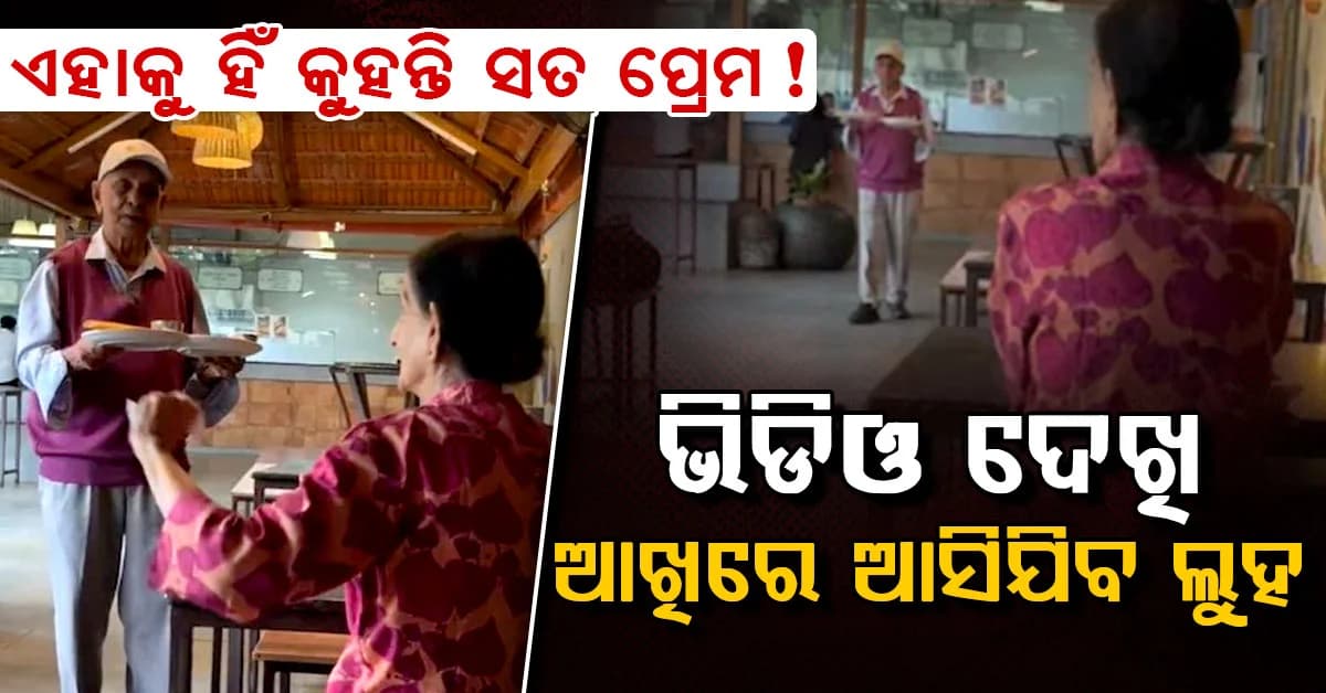 ବୟସ ବଢ଼ିଲା, ପ୍ରେମ କମିଲାନି... ବୃଦ୍ଧ ଦମ୍ପତିଙ୍କ ଭିଡିଓ ସୋସିଆଲ ମିଡିଆରେ ଭାଇରାଲ