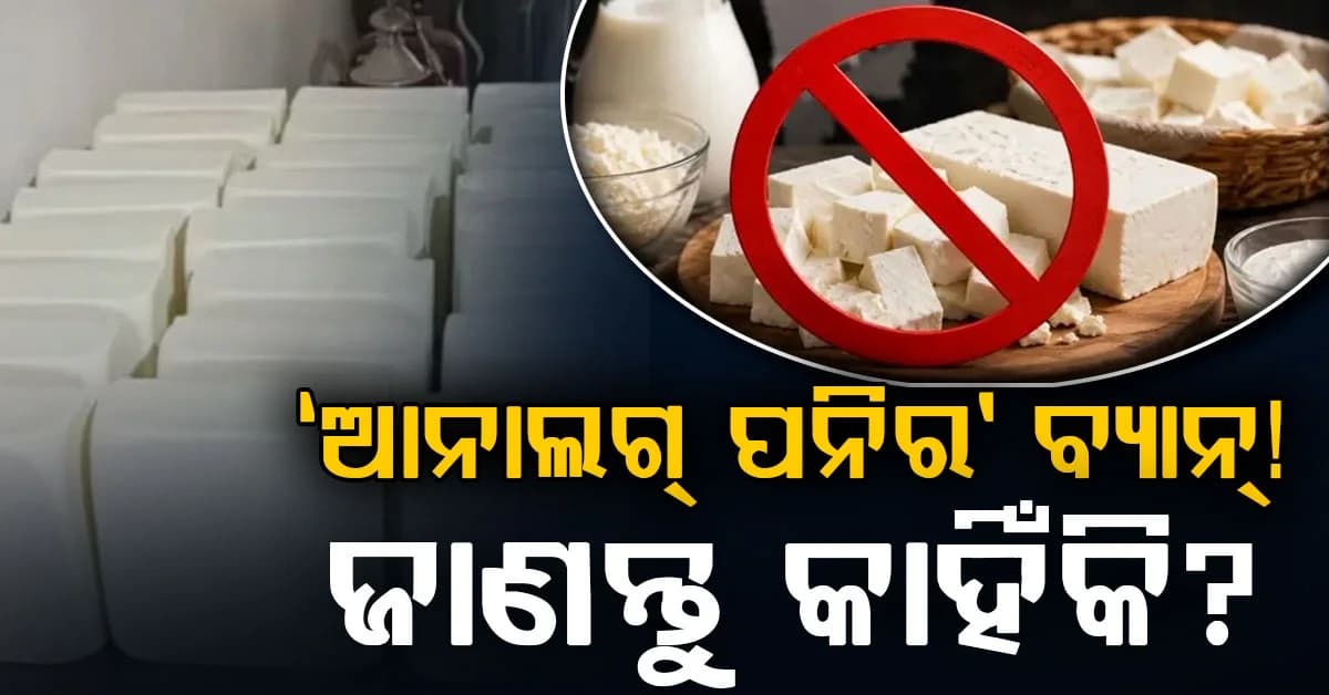 ମହାରାଷ୍ଟ୍ର ପରେ ଗୁଜରାଟରେ 'ଆନାଲଗ୍ ପନିର' ବ୍ୟାନ…ଜାଣନ୍ତୁ ଏହା କେତେ ବିପଦପୂର୍ଣ୍ଣ?