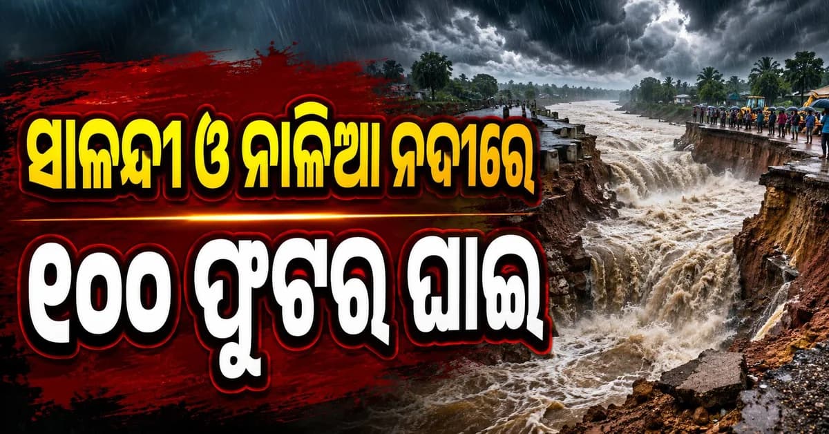 ସାଳନ୍ଦୀ ଓ ନାଳିଆ ନଦୀରେ ଘାଇ, ଭଦ୍ରକର ତଳିଆ ଅଞ୍ଚଳରେ ପଶିଲା ପାଣି