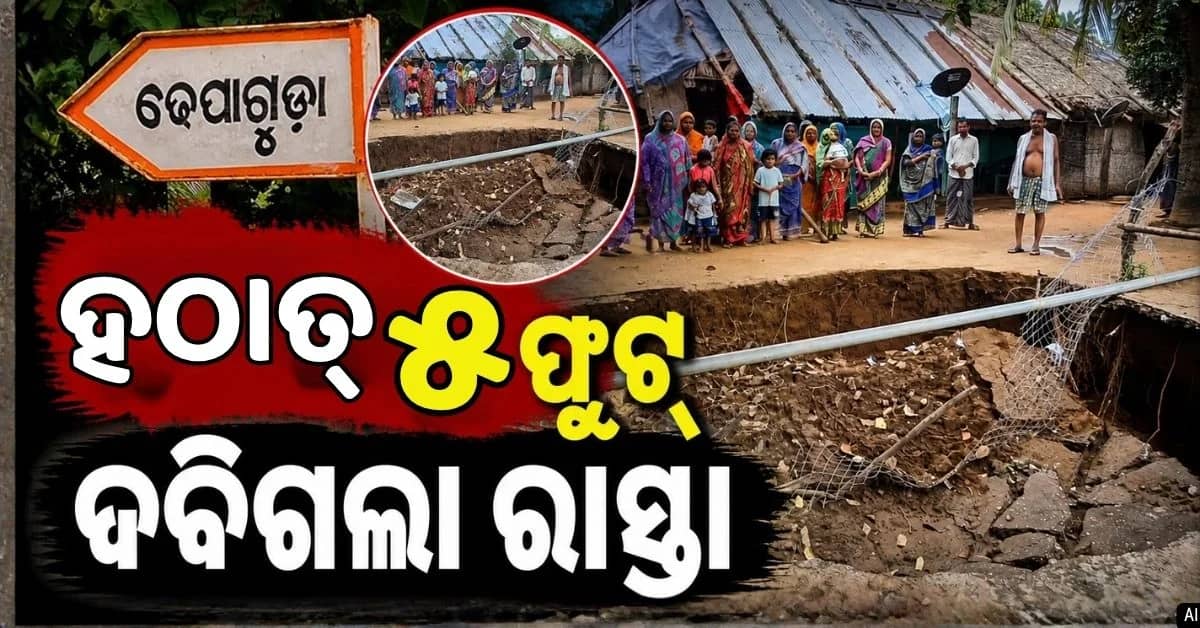 ୧୧ ବର୍ଷ ପରେ ଢେପାଗୁଡ଼ା ଗାଁରେ ପୁଣି ଦବିଲା ମାଟି; ଗାଁ ତଳେ ଅଛି ସୁଡ଼ଙ୍ଗ !