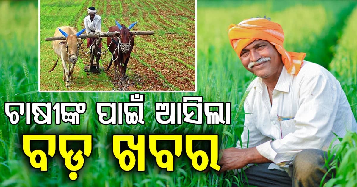 ଚାଷୀଙ୍କ ପାଇଁ ଖୁସି ଖବର,ଆଧାରକାର୍ଡ ଭଳି ଏଣିକି ଚାଷୀଙ୍କୁ ମିଳିବ ସ୍ୱତନ୍ତ୍ର ପରିଚୟ ପତ୍ର