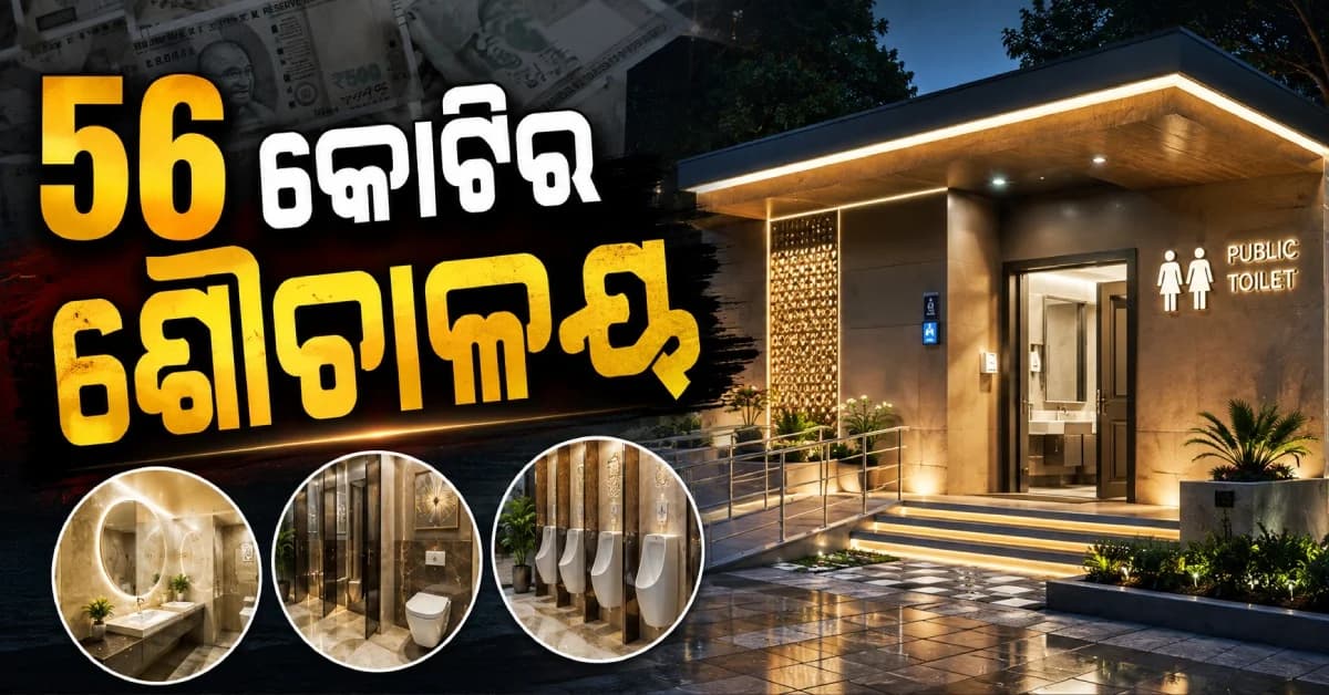 ଅଜବ ଶୌଚାଳୟ, ତିଆରି ହେବାକୁ ୫୬ କୋଟି ଖର୍ଚ୍ଚ