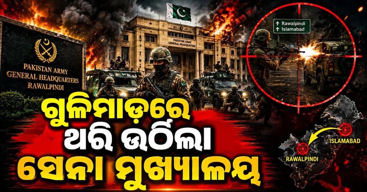 ପାକିସ୍ତାନ ସେନା ମୁଖ୍ୟାଳୟ ନିକଟରେ ଅନ୍ଧାଧୁନିଆ ଗୁଳିମାଡ଼; ରାୱଲପିଣ୍ଡିରୁ ଇସଲାମାବାଦ ପର୍ଯ୍ୟନ୍ତ ଖେଳିଗଲା ଆତଙ୍କ
