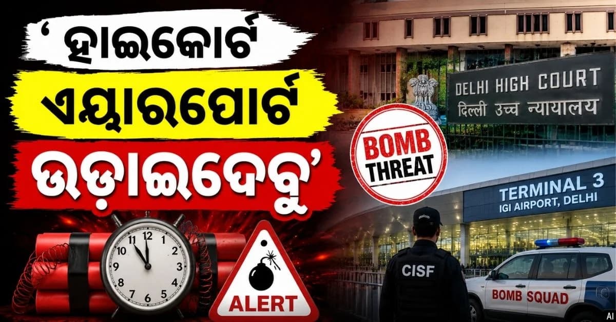 ୧୫ ଅଗଷ୍ଟ ପୂର୍ବରୁ ଦିଲ୍ଲୀକୁ ବୋମା ଧମକ; ଆଲର୍ଟରେ ସୁରକ୍ଷାକର୍ମୀ