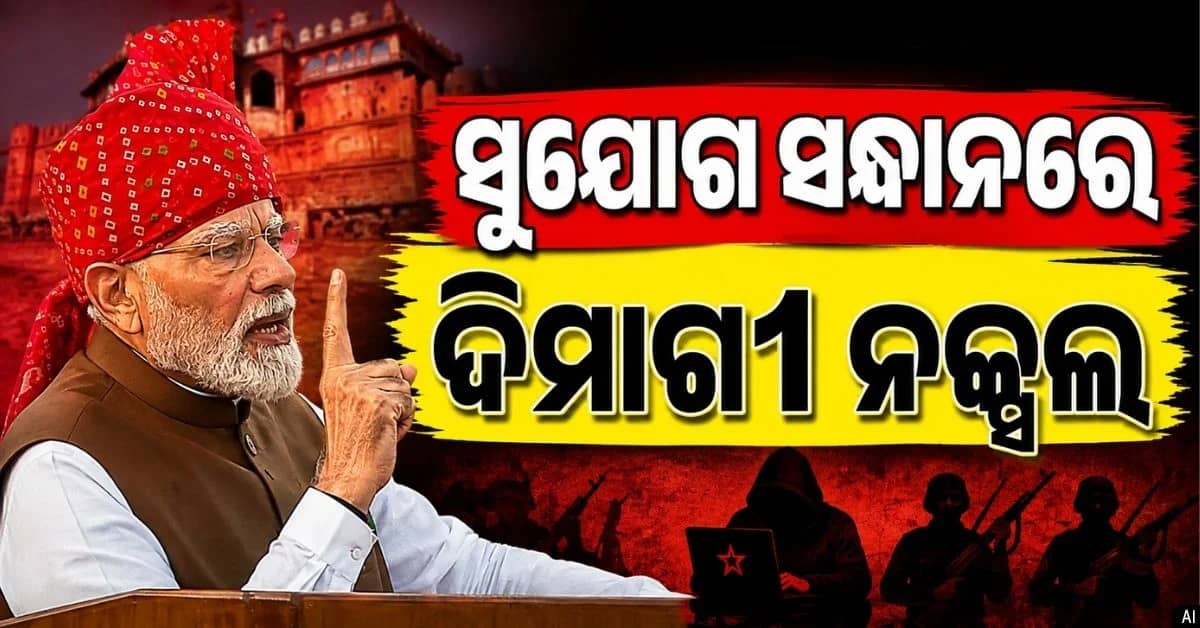 ପ୍ରଥମେ ସହରୀ ନକ୍ସଲ, ଏବେ ଦିମାଗୀ ନକ୍ସଲ…