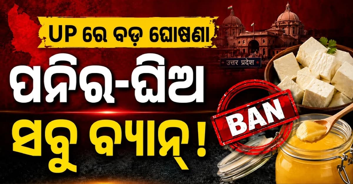 ନକଲି ଡେୟାରୀ ପ୍ରଡକ୍ଟ ବିରୋଧରେ ବଡ଼ ଆକ୍ସନ୍, ପନିରଠାରୁ ଘିଅ ସବୁ ବ୍ୟାନ୍!