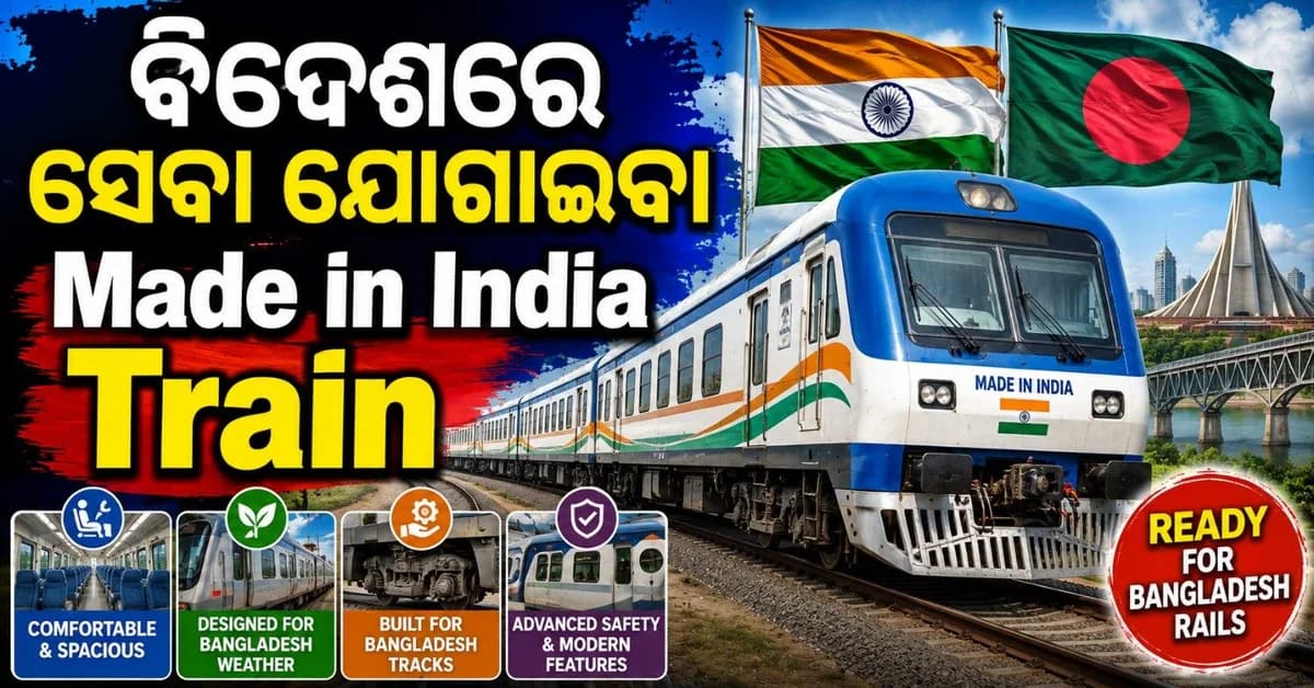 ଏଣିକି ବାଂଲାଦେଶ ଟ୍ରାକ୍ରେ ଦୌଡ଼ିବ 'ମେଡ୍ ଇନ୍ ଇଣ୍ଡିଆ' ଟ୍ରେନ୍; ଭାରତ ଠାରୁ କେତେ ଭିନ୍ନ?