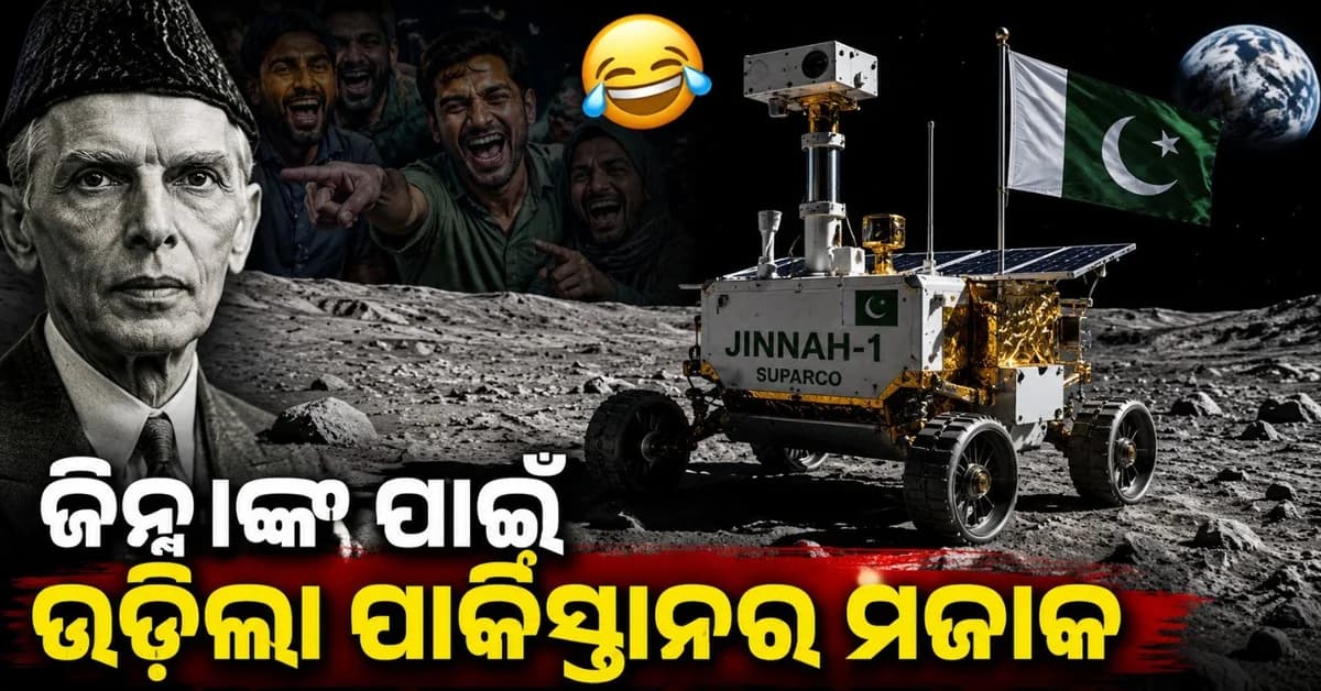 'ଜିନ୍ନା ଚନ୍ଦ୍ରରେ ମଧ୍ୟ କରିଦେବେ ବିଭାଜନ', କାହିଁକି ପାକିସ୍ତାନର ପ୍ରଥମ ଚନ୍ଦ୍ର ଅଭିଯାନର ଉଡୁଛି ମଜାକ