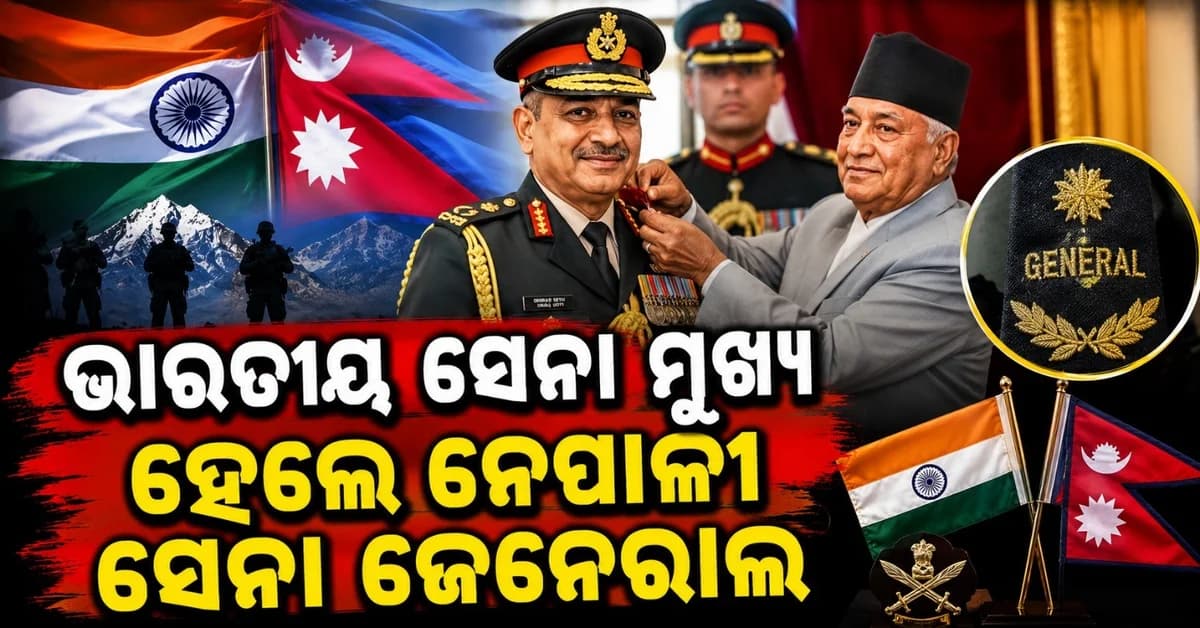 ଅନନ୍ୟ ସାମରିକ ପରମ୍ପରା; ନେପାଳୀ ସେନା ଜେନେରାଲ ହେଲେ ଭାରତୀୟ ସେନା ମୁଖ୍ୟ ଧିରଜ ସେଠ