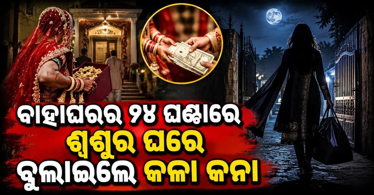 ବିବାହ ପରେ କଳାକନା ବୁଲାଇଦେଲେ କନ୍ୟା; ତାଜୁବ ହୋଇଗଲେ ଶ୍ଵଶୁର ଘର!