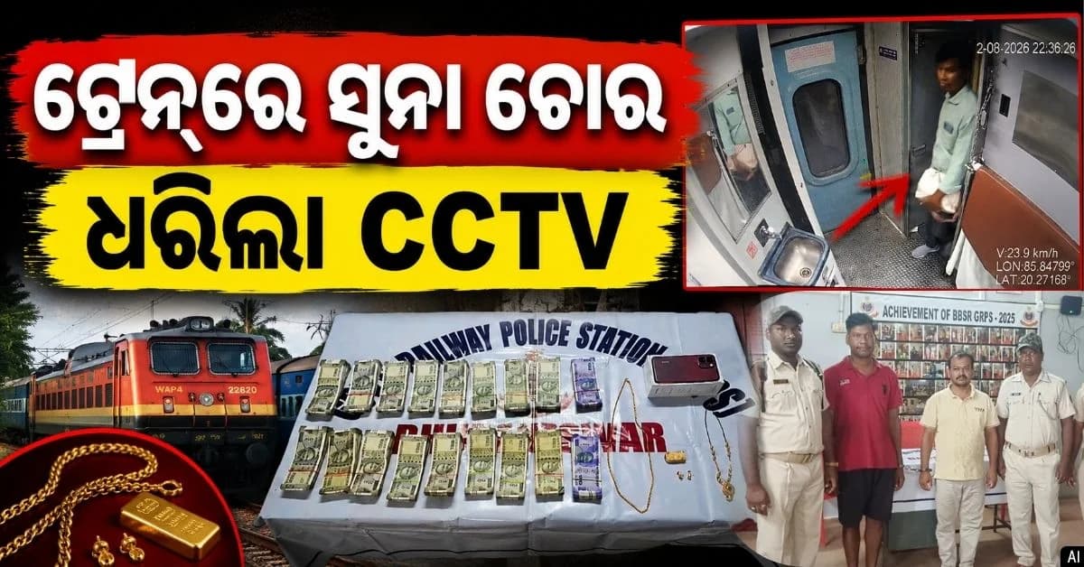 AC ବଗିରୁ ସୁନା ଚୋରି ପରେ ତରଳାଇ କରୁଥଲେ ବିକ୍ରି, ଚୋର ସହ ଜୁଏଲାରୀ ମାଲିକ ଗିରଫ