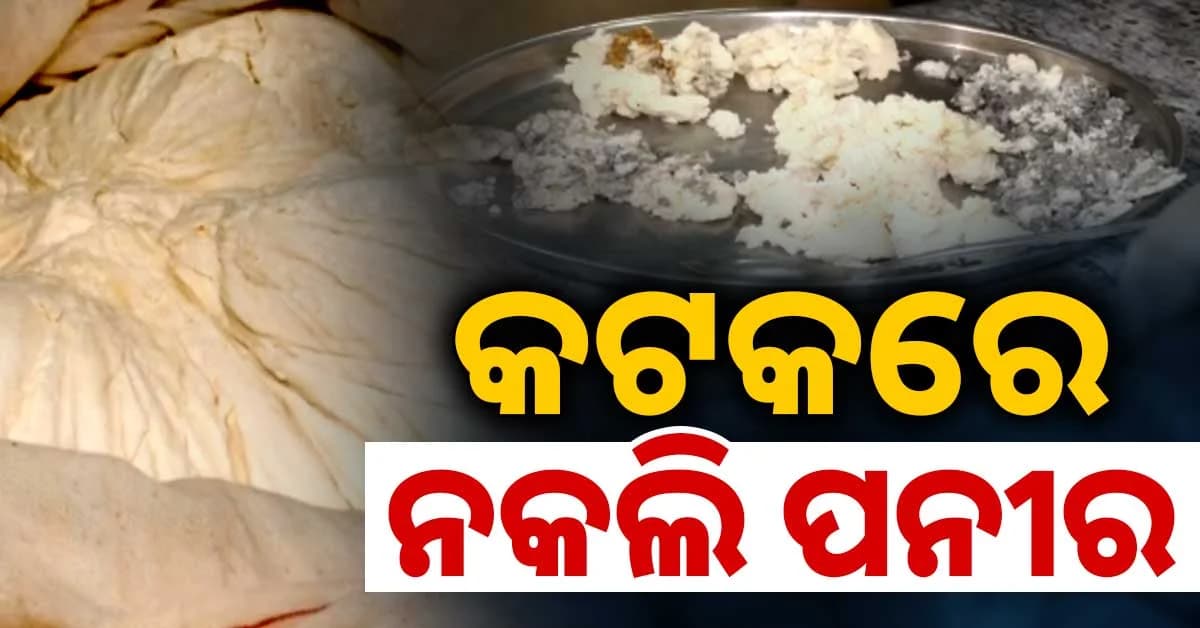 ପନୀର ନାଁରେ ବଜାରରେ ବିଷ; ମଇଦା ମିଶିଥିବା ୧ କ୍ଵିଣ୍ଟାଲରୁ ଅଧିକ ଭେଜାଲ୍ ପନୀର ଜବତ