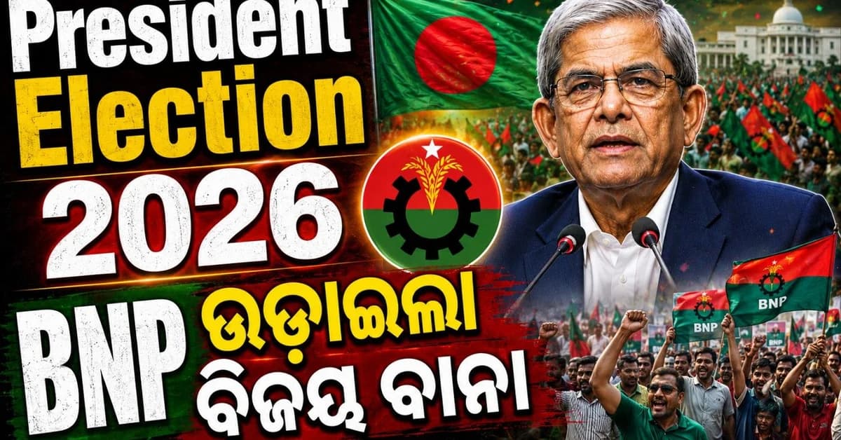 ବାଲାଂଦେଶ ରାଷ୍ଟ୍ରପତି ହେଲେ ମିର୍ଜା ଫଖରୁଲ ଇସଲାମ ଆଲମଗୀର