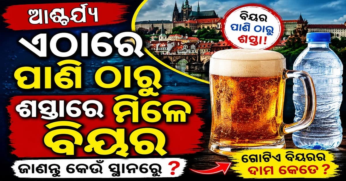 ଏଠାରେ ପାଣି ବୋତଲ ଠାରୁ ଶସ୍ତାରେ ମିଲେ ବିୟର। ଭାଇରାଲ ଭିଡ଼ିଓରୁ ଜାଣନ୍ତୁ ସତ