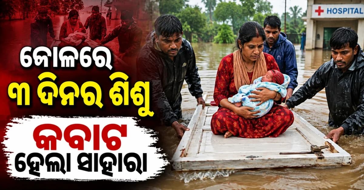 ଜଳବନ୍ଦୀଠୁ ବଳିଗଲା ପ୍ରସବ ଯନ୍ତ୍ରଣା... କବାଟ ଭେଳାରେ ଗର୍ଭବତୀ ହସ୍ପିଟାଲ୍ ପହଞ୍ଚିଲେ