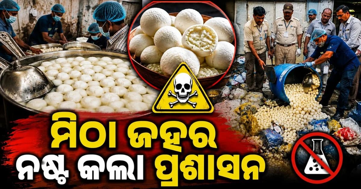 ରକ୍ଷା ବନ୍ଧନ ପୂର୍ବରୁ ନଷ୍ଟ କରାଗଲା ୧୦ କ୍ୱିଣ୍ଟାଲ ମିଠା ବିଷ; ଖାଦ୍ୟ ସୁରକ୍ଷା ବିଭାଗ ନେଲା ବଡ଼ କାର୍ଯ୍ୟାନୁଷ୍ଠାନ
