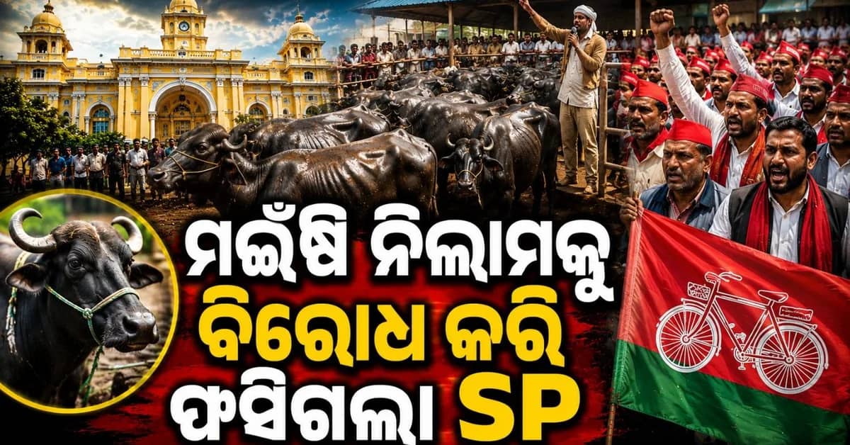 ୨୪୩ ମଇଁଷି ନିଲାମୀକୁ ନେଇ ହଙ୍ଗାମା; ସପା ବିରୋଧରେ ରୁଜୁ ହେଲା ମାମଲା