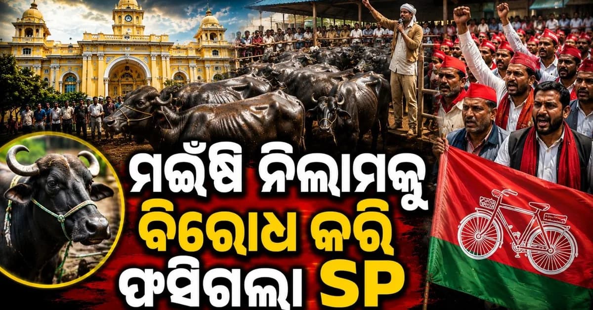 ୨୪୩ ମଇଁଷି ନିଲାମୀକୁ ନେଇ ହଙ୍ଗାମା; ସପା ବିରୋଧରେ ରୁଜୁ ହେଲା ମାମଲା