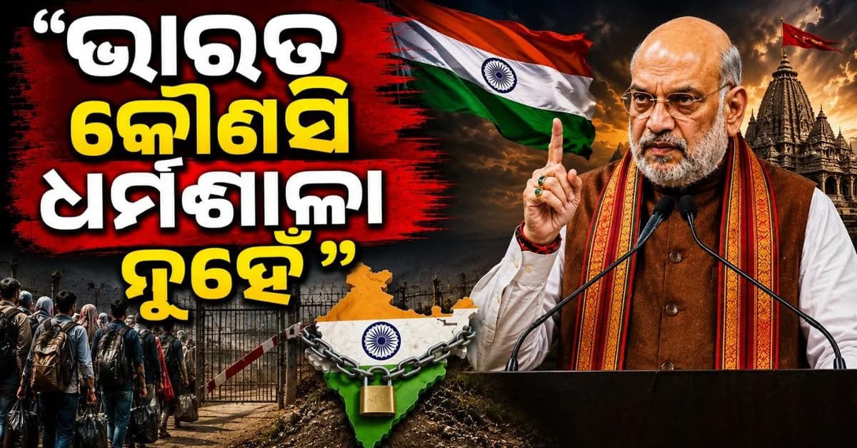 'ଭାରତ କୌଣସି ଧର୍ମଶାଳା ନୁହେଁ; ଯିଏ ନାହଁ ସିଏ ଏଠାକୁ ଚାଲି ଆସିବ'