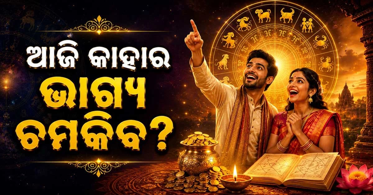 ଆଜିର ରାଶିଫଳ: ୧୨ ରାଶି ପାଇଁ ଖୋଲିବ ଭାଗ୍ୟର ନୂଆ ଦ୍ୱାର, ଜାଣନ୍ତୁ କାହାର ହେବ ଧନଲାଭ
