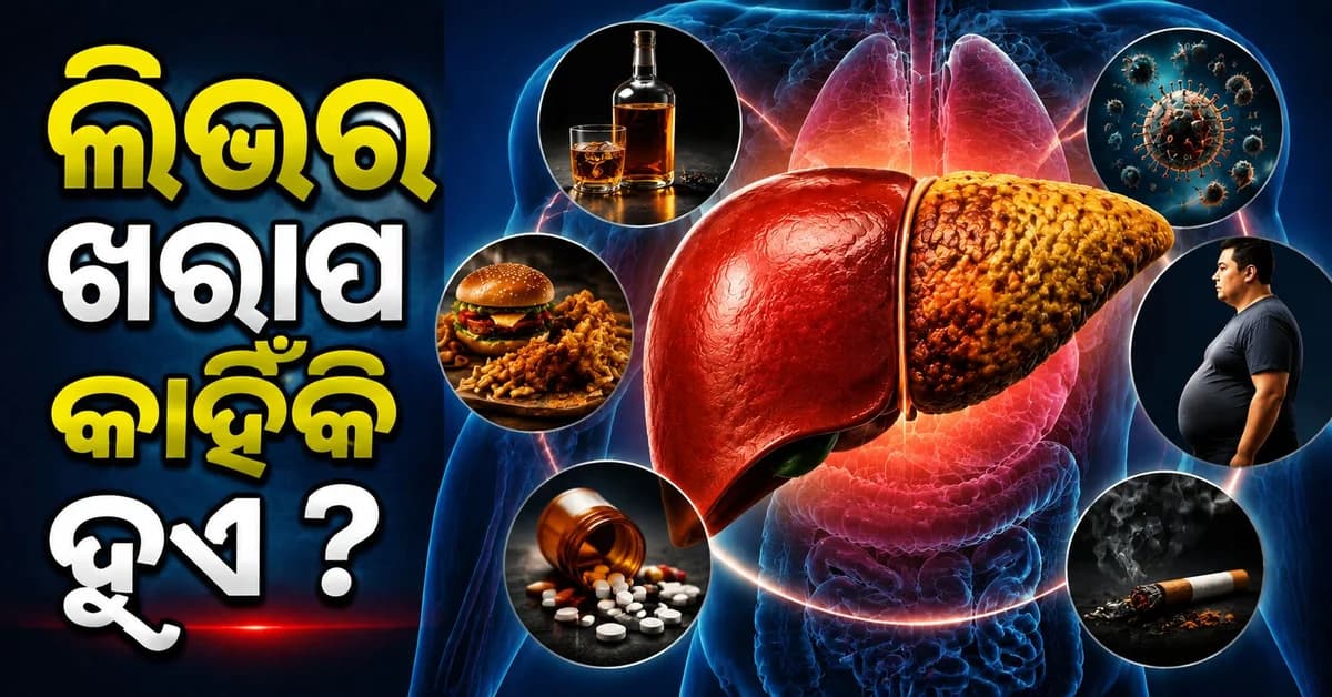 ଲିଭର ଫେଲିଅର କାହିଁକି ହୁଏ? ଜାଣନ୍ତୁ ୩ ପ୍ରକାର, କାରଣ ଓ ବିପଦ