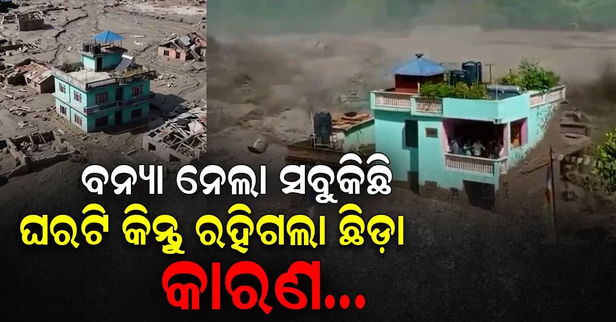ଭୟଙ୍କର ବନ୍ୟାରେ ସବୁକିଛି ଭାସିଗଲା, ହେଲେ ଛିଡ଼ା ରହିଲା ଏହି ସବୁଜ ଘର; ଜାଣନ୍ତୁ ରହସ୍ୟ