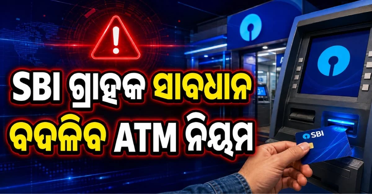 SBIରେ ଅଛି କି ଆପଣଙ୍କ ଆକାଉଣ୍ଟ ? ତେବେ ହୋଇଯାଆନ୍ତୁ ସତର୍କ, ବଦଳିବ ଏହି ନିୟମ