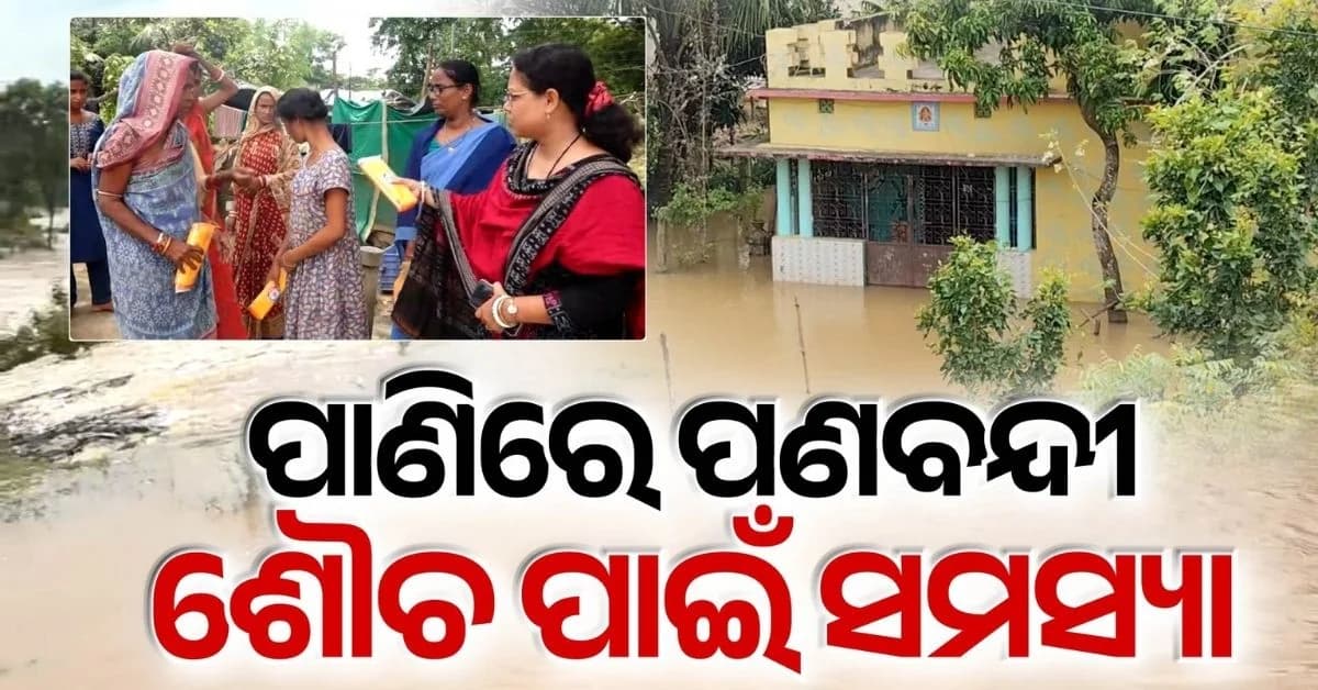 ବନ୍ୟାରେ ଶୌଚ ଯନ୍ତ୍ରଣା; ପୁଅ ଓ ଶାଶୁଙ୍କ ବଞ୍ଚାଇବାକୁ ଯାଇ ଚାଲିଗଲା ମାଆର ଜୀବନ