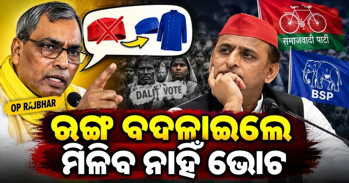 'ଲାଲ ଟୋପି ଛାଡି ନୀଳ ଟୋପି ଏବଂ କୁର୍ତ୍ତା ସିଲେଇ କର; ତଥାପି ସହ ସପା ଆସିବେ ନାହିଁ ଦଳିତ'