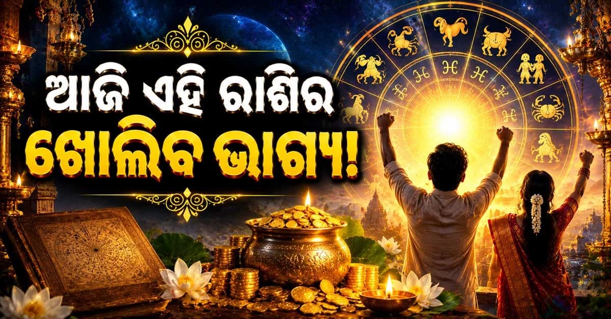 ଆଜି ଏହି ରାଶିଙ୍କ ଚମକିବ ଭାଗ୍ୟ, ନିଯୁକ୍ତିରେ ମିଳିବ ବଡ଼ ସଫଳତା