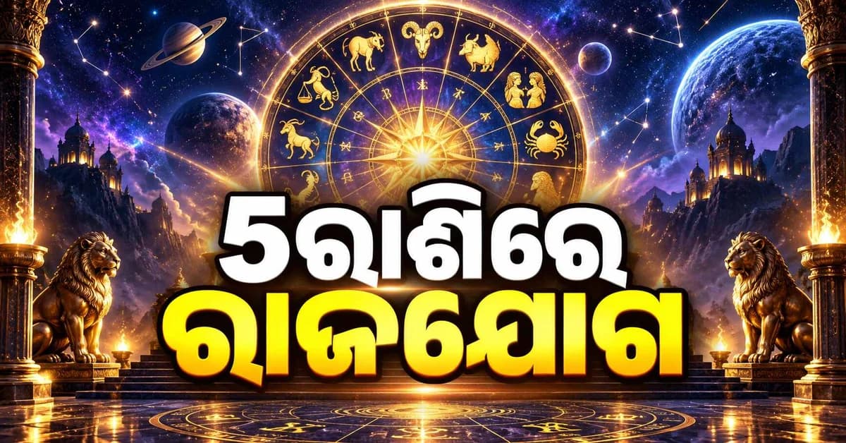 ୫ ରାଶିର ଭାଗ୍ୟ ବଦଳିବ, ଜାଣନ୍ତୁ କାହାକୁ ମିଳିବ ଧନଲାଭ