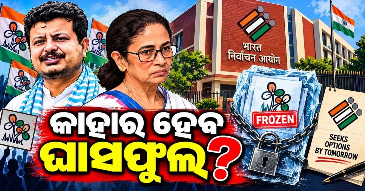 ଉପନିର୍ବାଚନ ପୂର୍ବରୁ ନିର୍ବାଚନ ଆୟୋଗ ନେଲେ ବଡ଼ ନିଷ୍ପତ୍ତି; ଟିଏମସି ନାମ ଏବଂ ନିର୍ବାଚନ ଚିହ୍ନ ହୋଇଗଲା ଫ୍ରିଜ୍