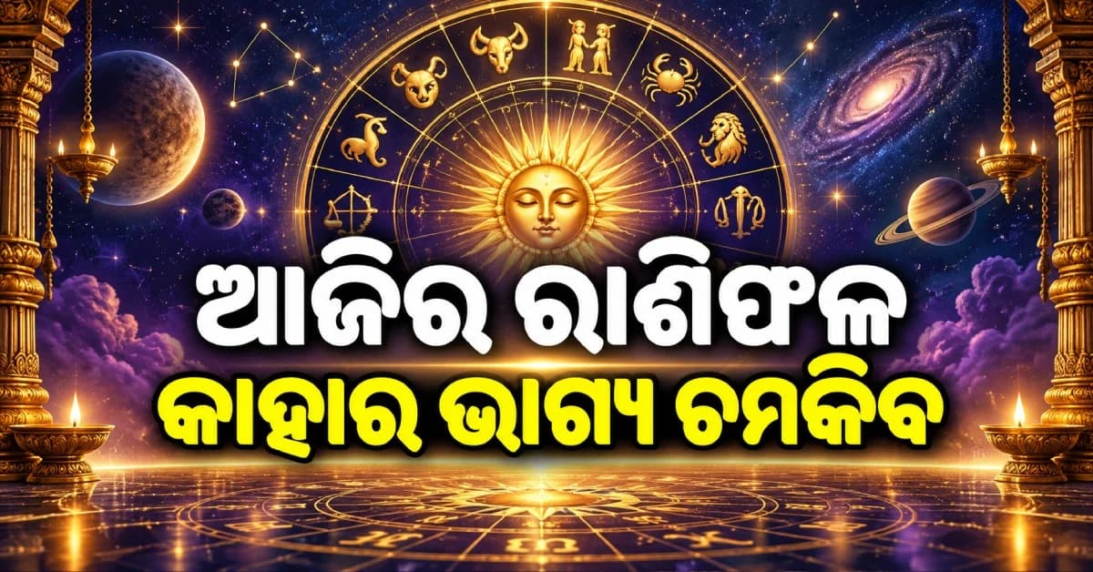 ଆଜି କେଉଁ ରାଶି ପାଇଁ ଶୁଭ, କେଉଁ ରାଶି ପାଇଁ ସତର୍କତା ? ଜାଣନ୍ତୁ ପୂରା ରାଶିଫଳ
