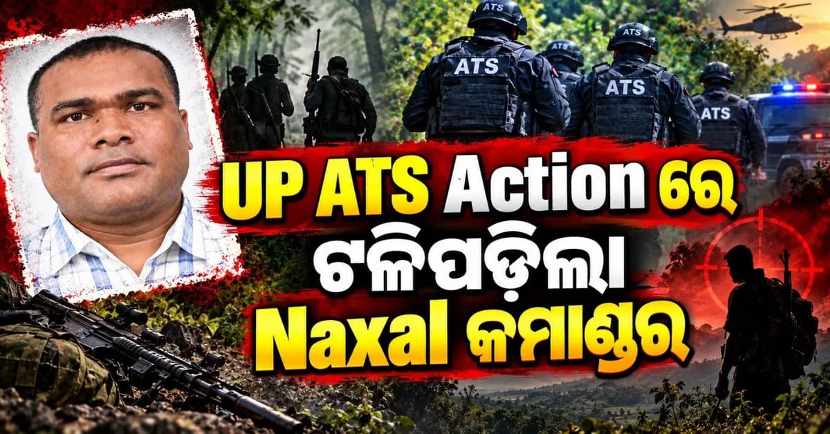ଏଟିଏସ କାର୍ଯ୍ୟାନୁଷ୍ଠାନରେ ଟଳିପଡ଼ିଲା ନକ୍ସଲ କମାଣ୍ଡର; ଅଟକିବାକୁ କହିଲା ପୋଲିସ, ହେଲେ...