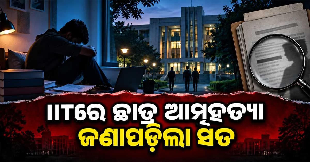 IIT ବମ୍ବେ ଛାତ୍ର ସାହିଲ ୱାକୋଡେଙ୍କ ମୃତ୍ୟୁ ପରେ ପୁଣି ଚର୍ଚ୍ଚାରେ IITରେ ଛାତ୍ର ଆତ୍ମହତ୍ୟା