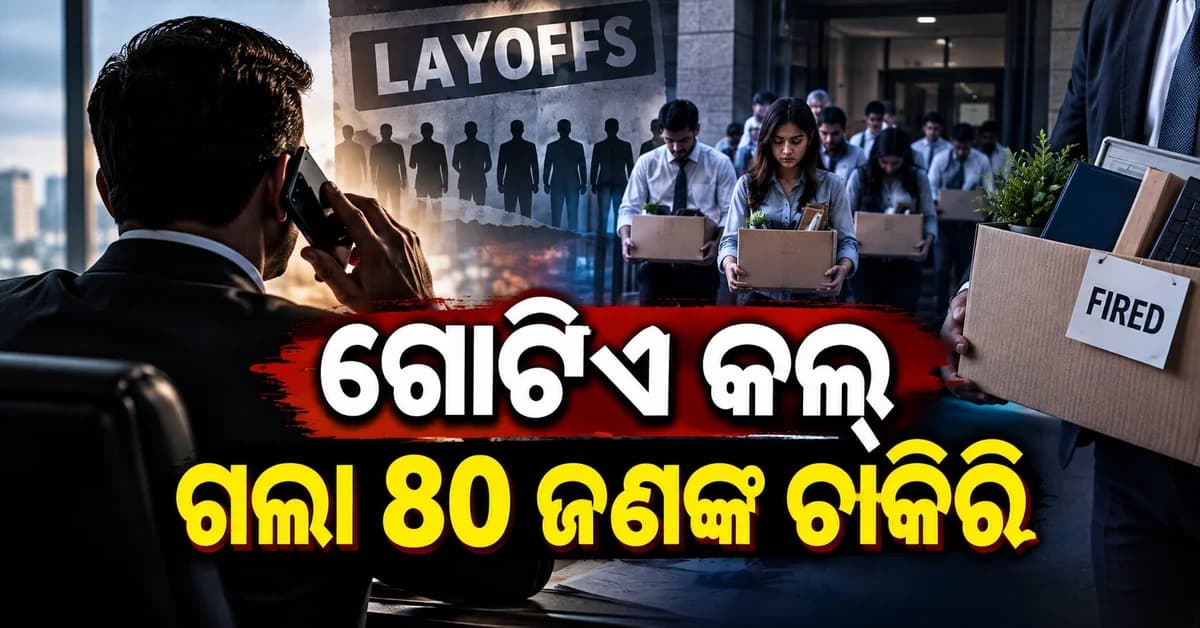 ୫ ମିନିଟ୍ର Google Meet କଲ୍ରେ ୮୦ ଜଣଙ୍କ ଚାକିରି ଗଲା ! Reddit ପୋଷ୍ଟକୁ ନେଇ ଚର୍ଚ୍ଚା