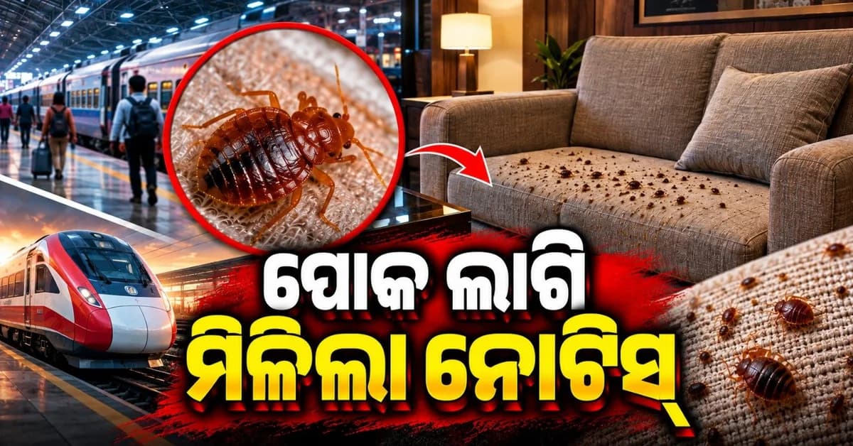 ରେଳ ଷ୍ଟେସନ୍ ଭିଆଇପି ରୁମ୍ ସୋଫାରେ ମିଳିଲା ଓଡ଼ଶ; ଡିଆରଏମ୍ ଙ୍କୁ ନୋଟିସ୍ ଜାରି କଲେ ମାଜିଷ୍ଟ୍ରେଟ୍