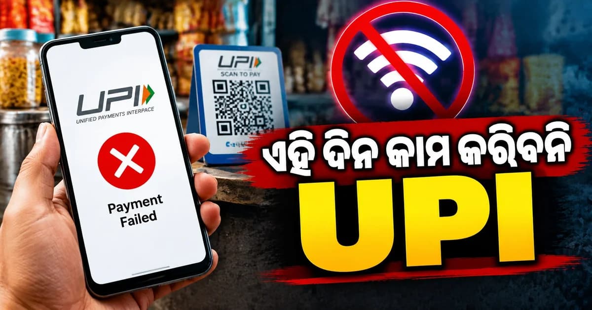 ‘No UPI Day’: QR ସ୍କାନ୍ କରି ପେମେଣ୍ଟ କରିବାରେ ହୋଇପାରେ ସମସ୍ୟା