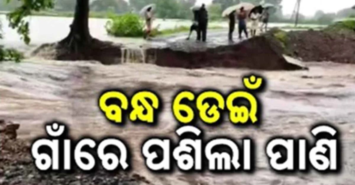 ରଷିକୁଲ୍ୟା, ବୈତରଣୀ, ଜଳକା, ବୁଢାବଳଙ୍ଗ, ସାଳନ୍ଦୀ ନଦୀର ବଢ଼ୁଛି ଜଳସ୍ତର...ଗାଁ ଭିତରେ ପଶିଲା ବନ୍ୟା ଜଳ